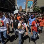 Manifestación en Caracas
