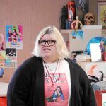 Esty Quesada o más conocida como «La pringada» en el rodaje de su serie para Flooxer