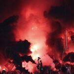 Los incidentes son habituales en los Panathinaikos-Olympiacos