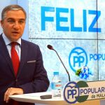 El portavoz del PP andaluz, Elías Bendodo, ayer en Málaga