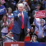 El candidato republicano, Donald Trump, durante una intervención en Loveland (Colorado)