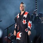 El cantante británico Robbie Williams