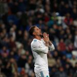 Sergio Ramos durante el partido