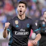 Asensio celebra el tanto que dio la victoria al Real Madrid en la ida de la Copa en Leganés