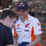 Marc Márquez durante la competición