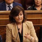La vicepresidenta Carmen Calvo/Efe