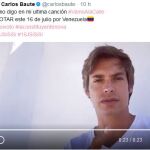 Carlos Baute y Bertín Osborne llaman a los venezolanos en España a votar el domingo