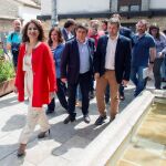 La ministra de Hacienda y candidata del PSOE por Sevilla, María Jesús Montero, hoy, en un acto de campaña en Jaén