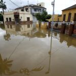 Un fuerte temporal desborda los ríos de la Comunitat