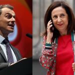 El ministro de Ciencia, Pedro Duque, y la ministra de Defensa, Margarita Robles / Efe