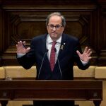 El presidente de la Generalitat, Quim Torra. Efe