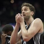 Pau Gasol, durante el encuentro.