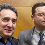 Bustos y el nuevo alcalde de Sabadell, Joan Carles Sánchez