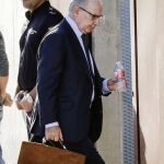 El expresidente de Caja Madrid Rodrigo Rato, a su llegada a sede de la Audiencia Nacional