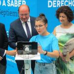 El presidente de la Región, Pedro Antonio Sánchez, presentó ayer los Presupuestos participativos