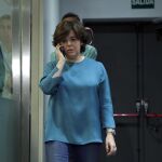 La exvicepresidenta del Gobierno Soraya Sáenz de Santamaría, que ha ganado la primera vuelta de las primarias del Partido Popular / Efe
