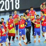 Los jugadores españoles celebran la victoria en Zagreb/Efe