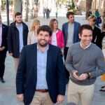 El presidente regional, Fernando López Miras, y el secretario general del PP, Teodoro García Egea, animaron ayer a los murcianos a no decantarse por opciones como Ciudadanos o Vox, y a dar su confianza al PP