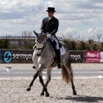 Joya FS con su jinete en la competición madrileña