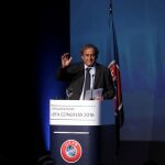 El prresidente de la UEFA, Michel Platini.