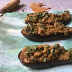 Berenjenas rellenas de verduras