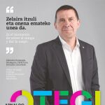 El cartel del no candidato Otegi