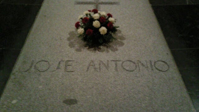 La que ha sido tumba de José Antonio Primo de Rivera hasta hoy