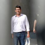 Rodríguez, en el momento de su puesta en libertad (EFE)
