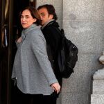 La alcaldesa de Barcelona, Ada Colau, a su llegada al Tribunal Supremo