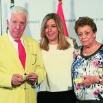 Susana Diaz, en su primer acto público tras las vacaciones