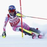 Mikaela Shiffrin durante la prueba celebrada en Killington (Vermont, EE.UU.)