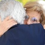 Maite Imaz, la viuda de Alfredo Landa, recibió ayer múltiples condolencias de amigos del actor