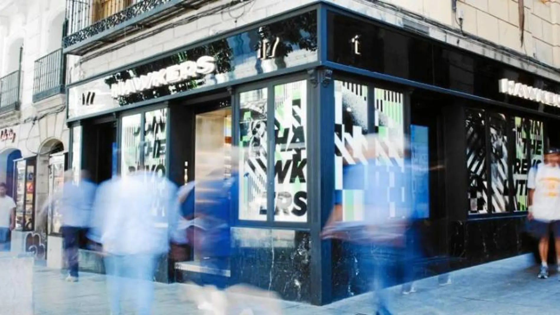 Imagen de una de las tiendas de Hawkers.