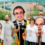 Un acto reciente a favor de la liberación de los dirigentes encarcelados