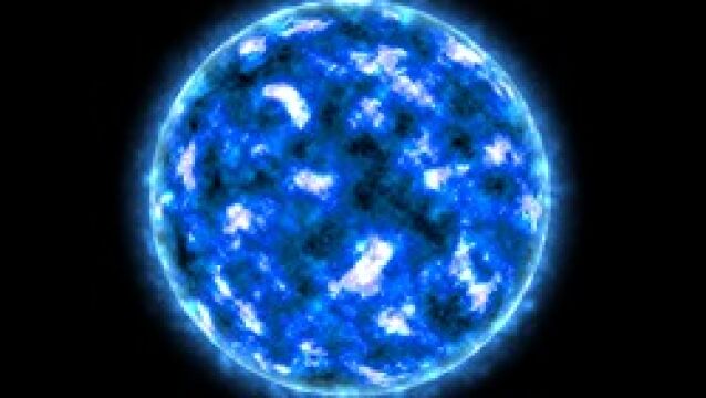 La estrella captada por el proyecto europeo