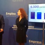 El consejero de Empleo, Universidades, Empresa y Medio Ambiente, Javier Celdrán, informó esta mañana sobre los datos de la Encuesta de Población Activa en la Región de Murcia