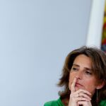 La ministra de Transición Ecológica, Teresa Ribera, en rueda de prensa tras el Consejo de Ministros / Foto: Efe