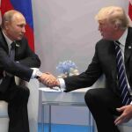 Imagen de archivo de Donald Trump y Vladimir Putin