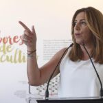 La presidenta de la Junta de Andalucía, Susana Díaz
