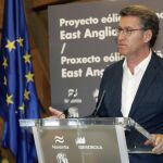 El presidente de la Xunta, Alberto Núñez Feijóo