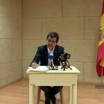 Jordi Sànchez, en la cárcel de Soto del Real