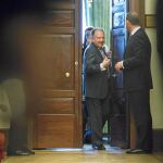 El director del CNI, Félix Sanz Roldán, en una imagen de 2013 tras su comparecencia relacionada con Corinna / Alberto R. Roldán