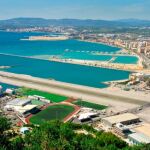 A la aeronave no pudo aterrizar en Gibraltar debido a las fuertes rachas de viento