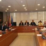 El delegado del Gobierno en la Región, el socialista Diego Conesa, compareció ayer en la Comisión de seguimiento sobre la llegada y las obras del AVE en la Asamblea Regional