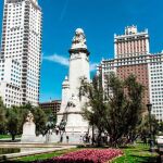 Plaza de España, afectada por los recortes