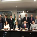 La consejera de Economía y Hacienda, Pilar del Olmo, se reúne con representantes de compañías e instituciones de México
