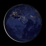 El continente africano, visto desde el espacio