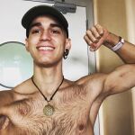 Pablo Ráez, con su gesto característico