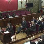 El ex presidente de Omnium, Jordi Cuixart, en su declaración en el Supremo