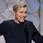 Frances McDormand recibió el Globo de Oro a mejor actriz por su trabajo en «Tres anuncios en las afueras»
